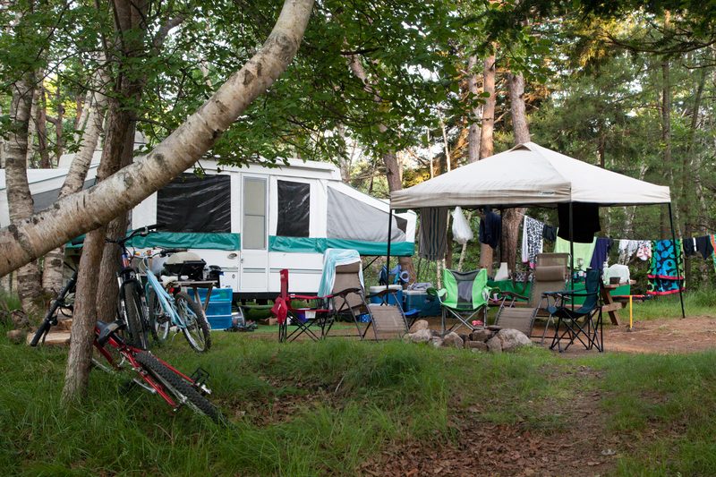 Maine Camping photograph