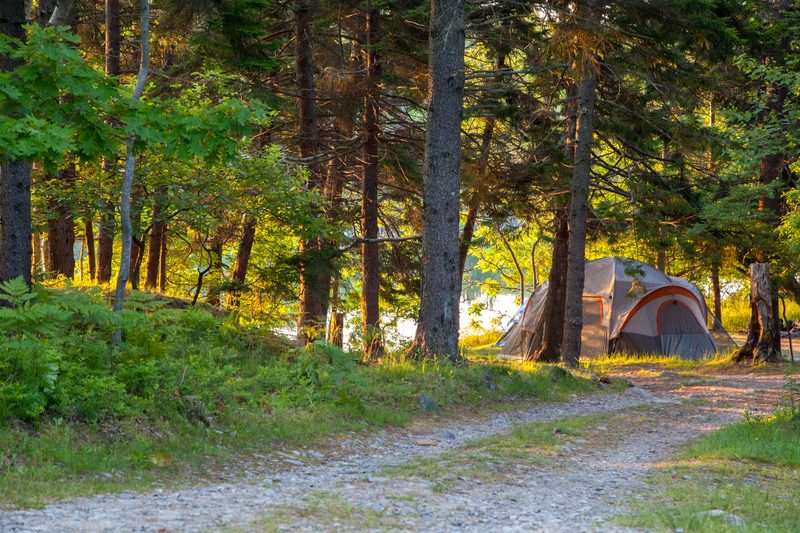 Maine Camping photograph