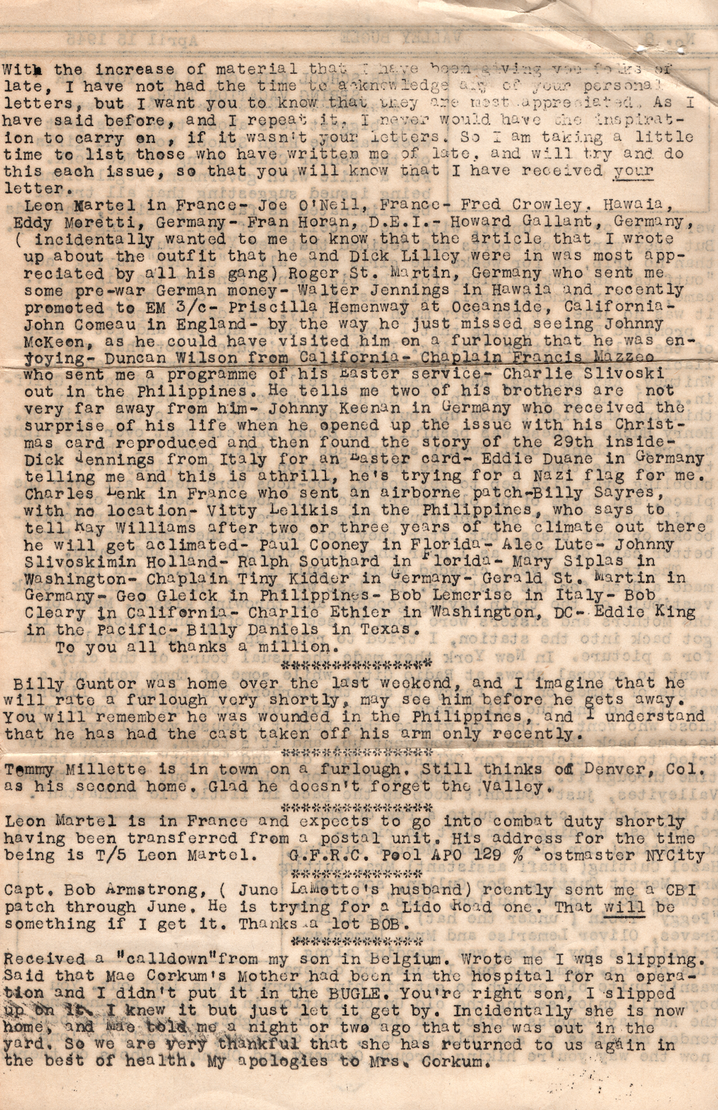 Cherry Valley Bugle, Issue 8, Page 5